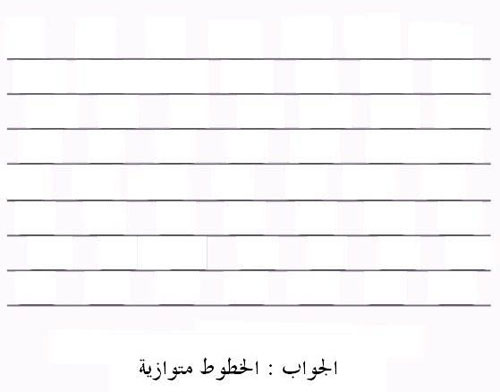 هل الخطوط متوازية
